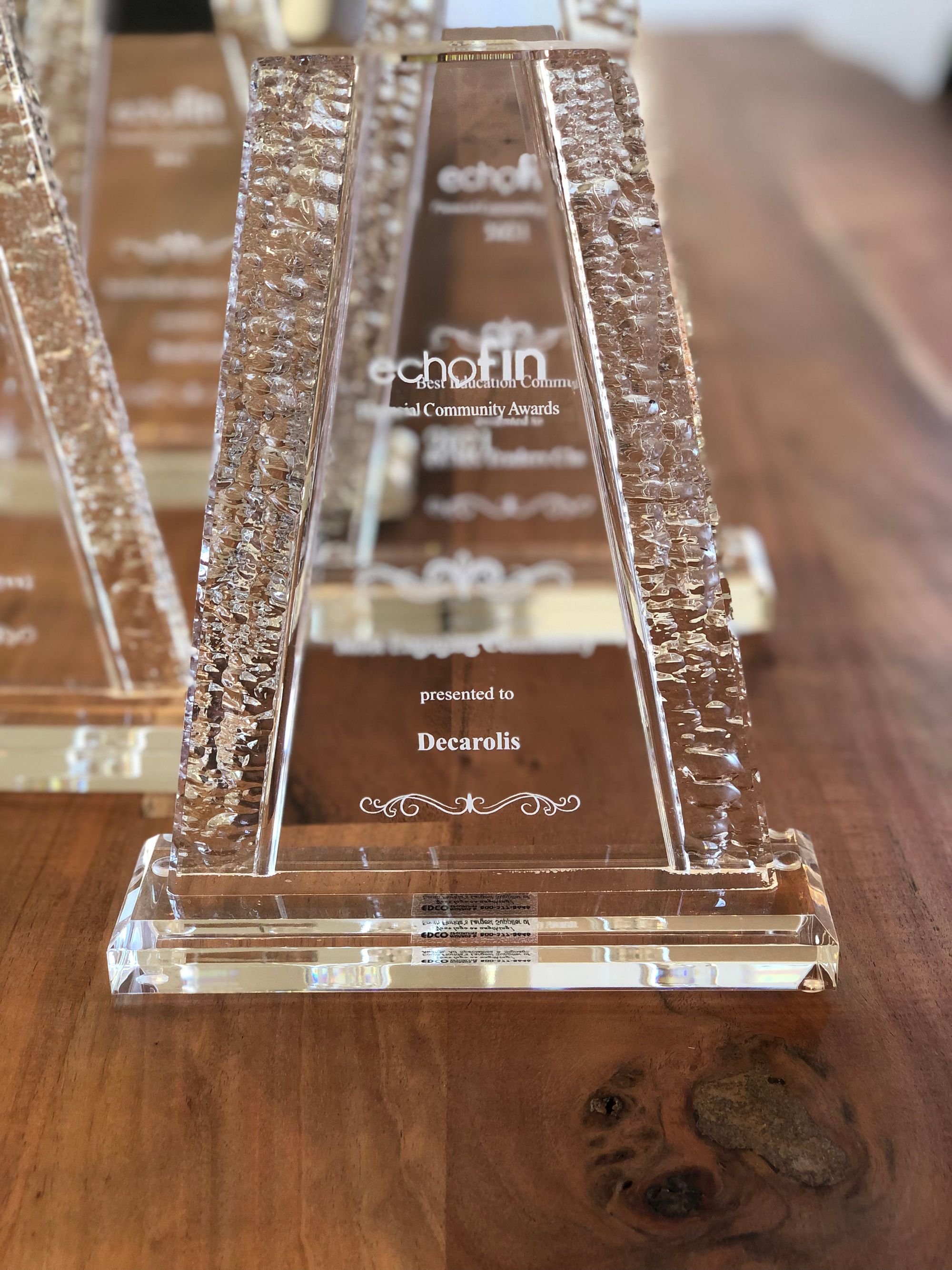 Echofin Financial Community Awards 2021 Winners